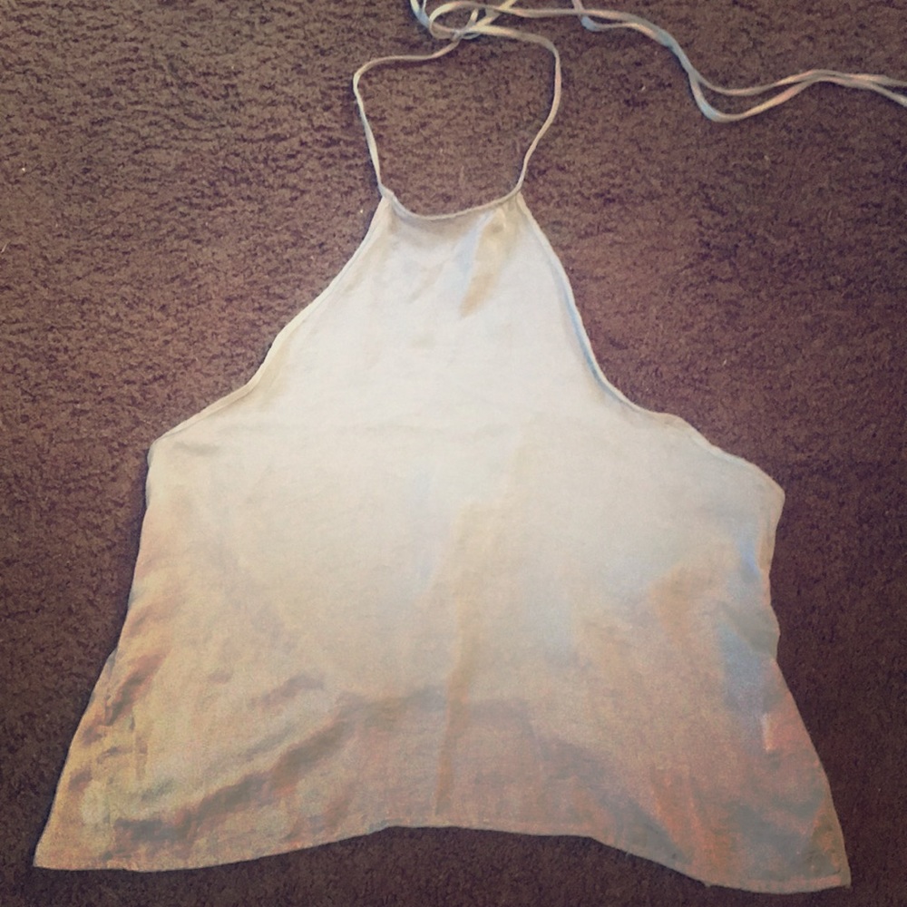Missguided Open Back Halter Top